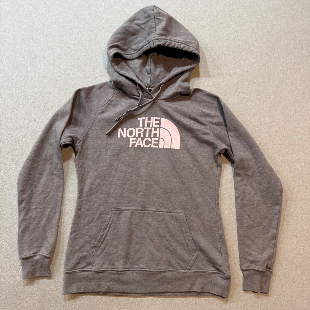 The North Face Gray Pullover Hoodie Casual Comfortable‎ Sweatshirt Women Small